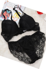 Free Shipping Ivory Lace Lingerie Set