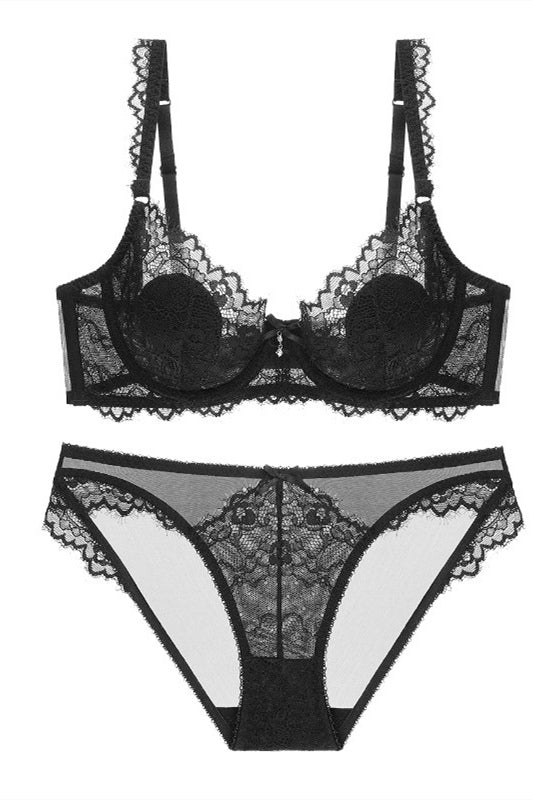 Sexy Dark Green Lace Lingerie Set