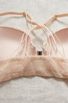 Criss Back Black Lace Lingerie Set