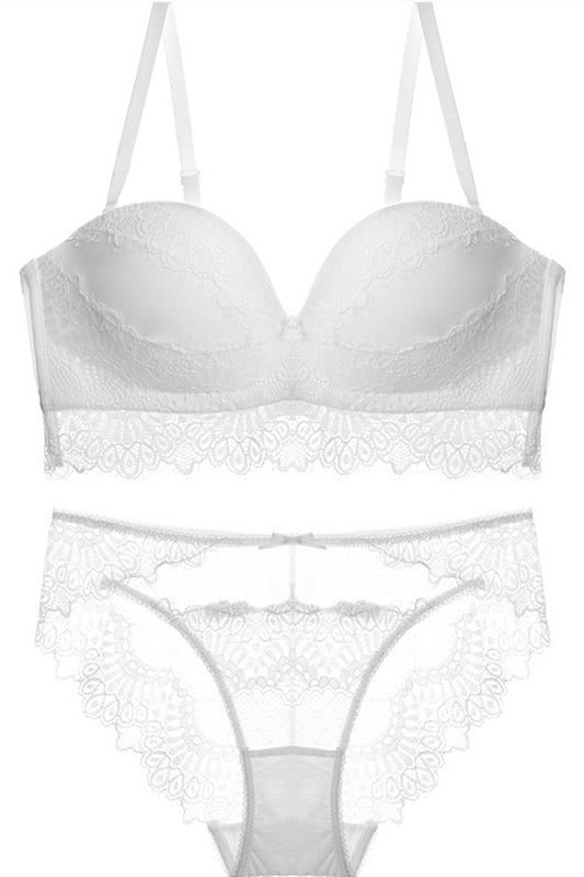 Burgundy Lace Lingerie Set