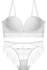 Burgundy Lace Lingerie Set