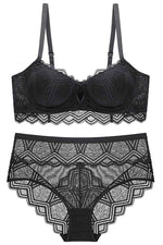 Ruffles White Lace Lingerie Set