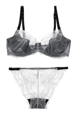 Illusion White Lace Lingerie Set