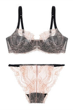 Illusion White Lace Lingerie Set
