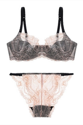 Illusion White Lace Lingerie Set