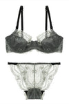 Illusion White Lace Lingerie Set