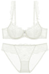 Sexy Illusion Burgundy Lace Lingerie Set