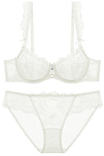 Sexy Illusion Burgundy Lace Lingerie Set