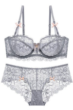 Elegant White Lace Lingerie Set