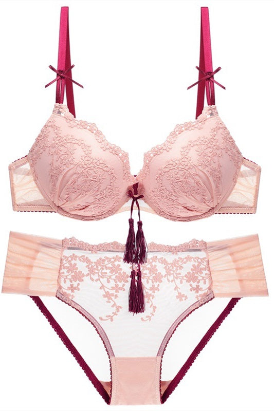 Royal Blue Lace Lingerie Set