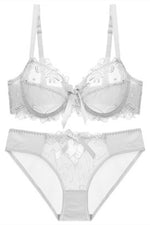 Illusion Dark Blue Lingerie Set