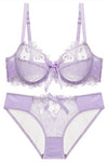 Illusion Lilac Lingerie Set