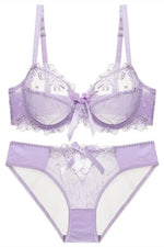 Illusion Lilac Lingerie Set