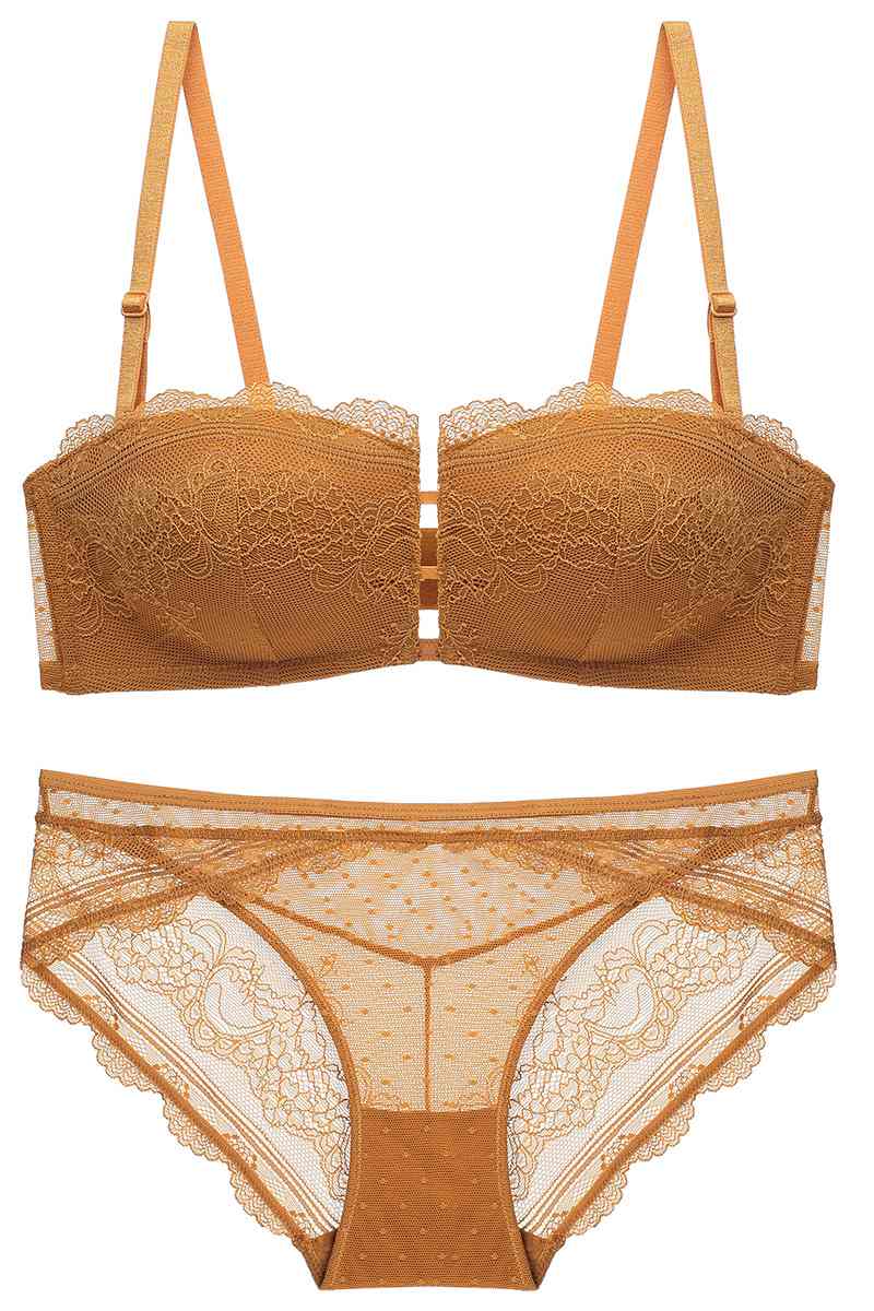 Burnt Yellow Lingerie Set