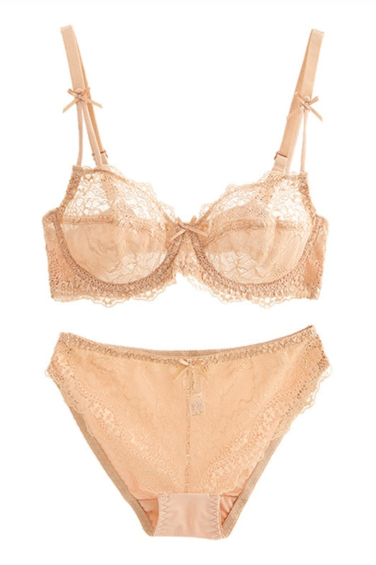 Nude Lace Lingerie Set