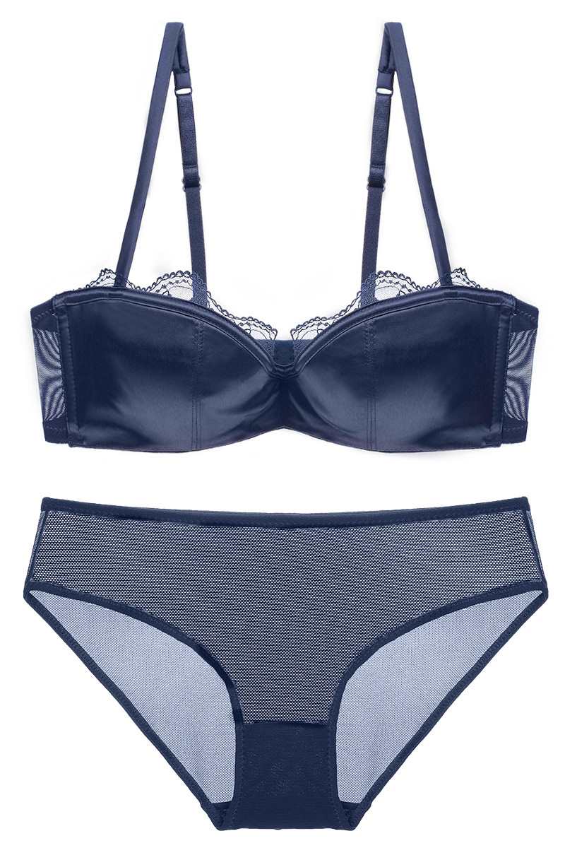 Navy Blue Lingerie Set