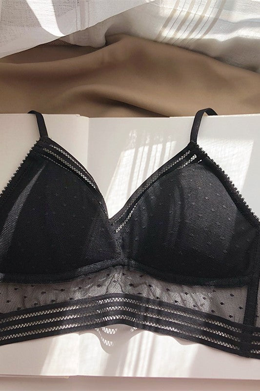 U-Back Black Lingerie Set