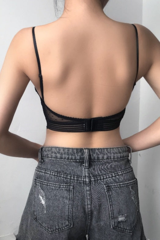 U-Back Black Lingerie Set