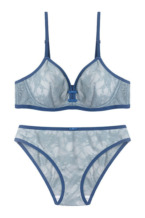 Blue Lingerie Set