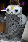 Kitting Owl Cloak Blanket for Children