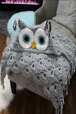 Kitting Owl Cloak Blanket for Children