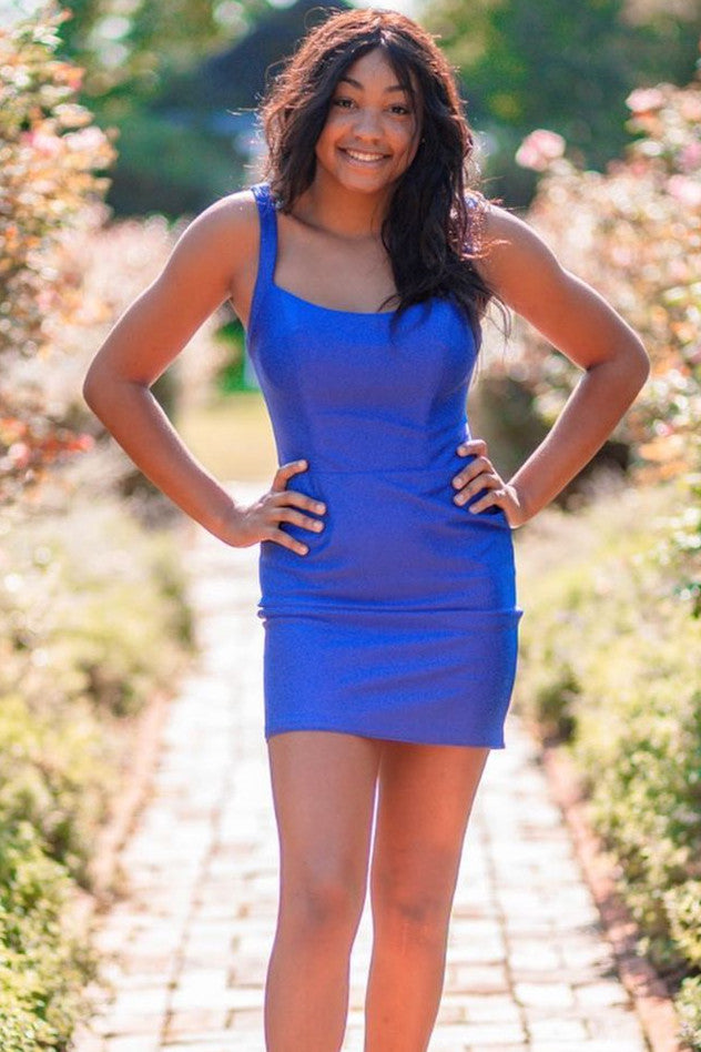 Cute Short Royal Blue Homecoming Dress FancyVestido Cute Short Royal Blue Homecoming Dress FancyVestido