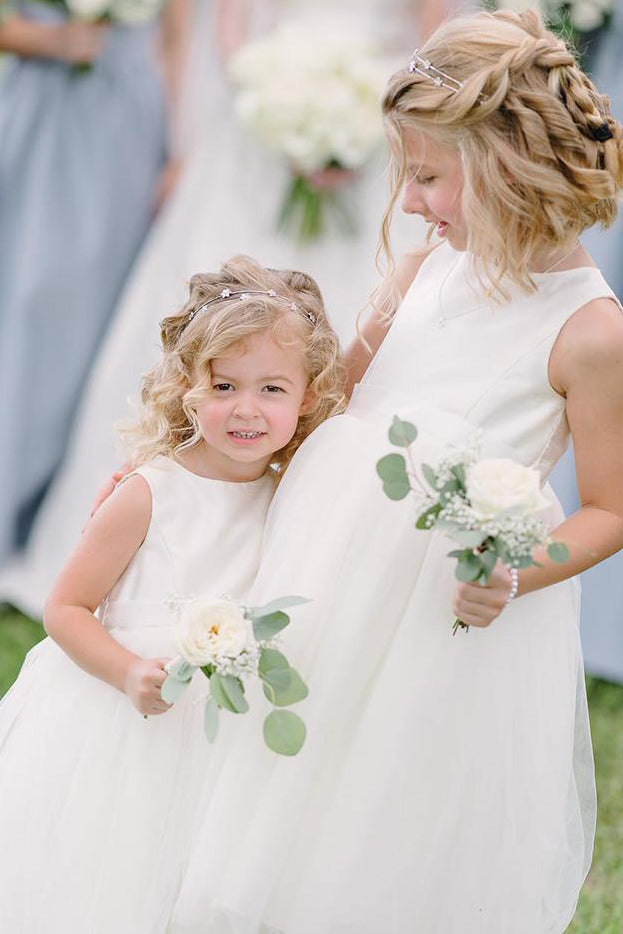 Adorable Ivory Flower Girl Dress