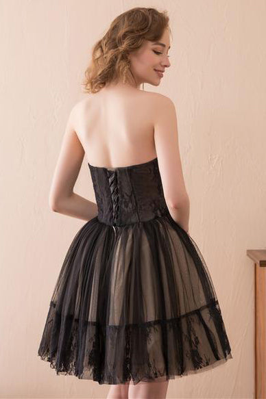 Little Black Dress Black Short Homecoming Dress
