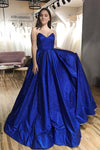 Sparkly Sweetheart Royal Blue Long Prom Dress