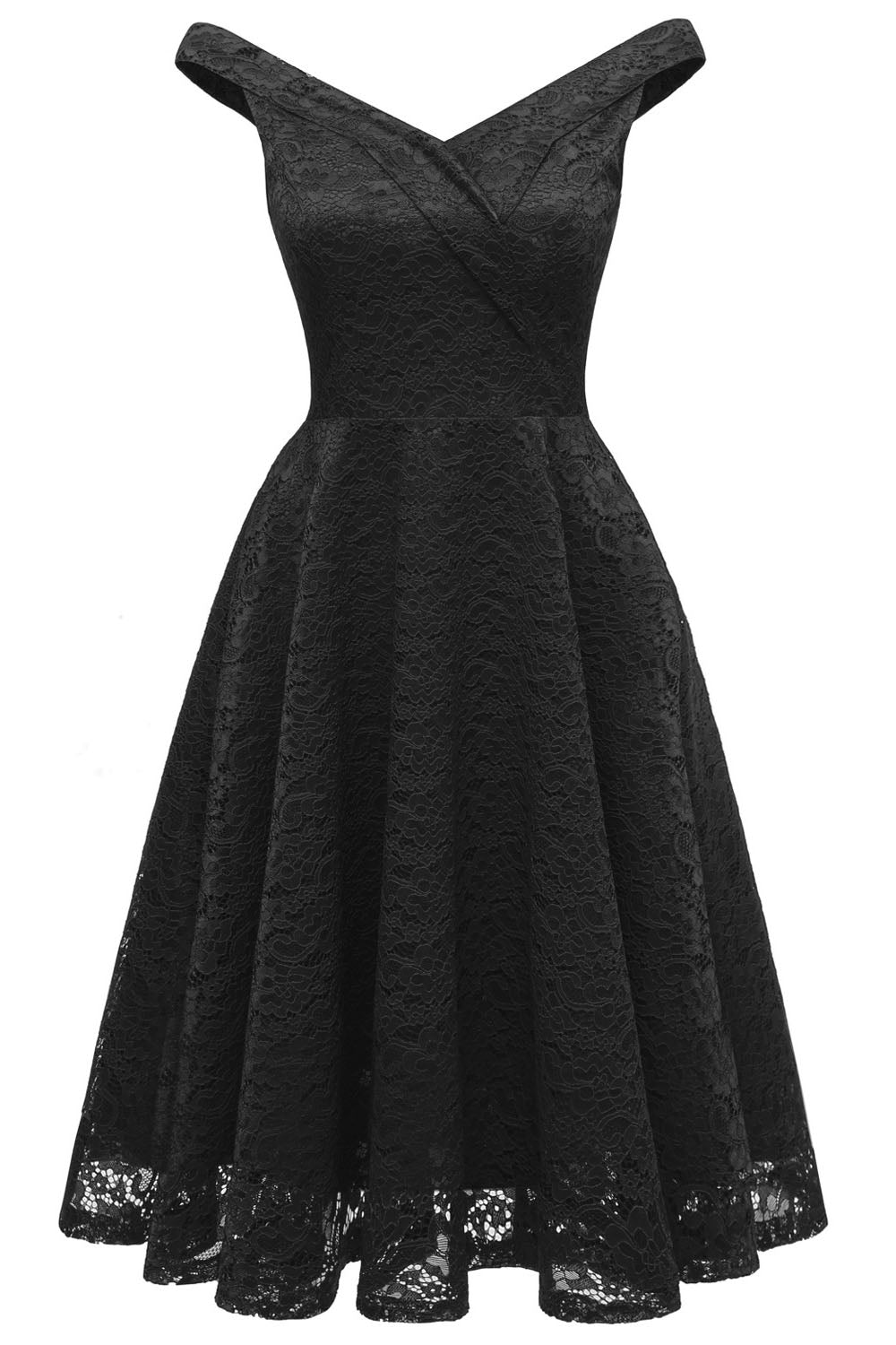 Straps Zipper Up Lace Black Short Dress FancyVestido Straps Zipper Up Lace Black Short Dress FancyVestido