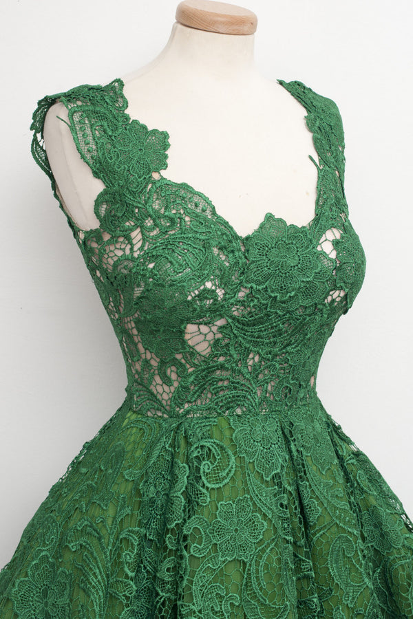 Sleeveless Lace Short Ball Gown party Dress