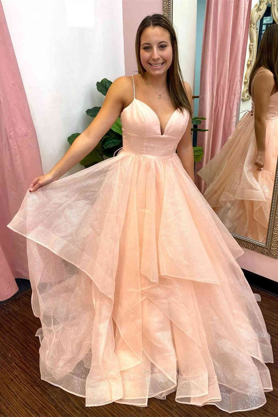 Princess Lavender Tiered Tulle Formal Dress FancyVestido Princess Lavender Tiered Tulle Formal Dress FancyVestido