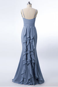 dusty blue chiffon dress Shoulder Tie Sweetheart Empire Bridesmaid Our graceful Gwen Chiffon dress is an excellent decision for the bridesmaid looking for a more modest style and a bit more coverage provided by its angel sleeves Dusty Blue Chiffon A Line