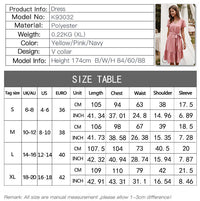Elegant V-Neck Long Summer Dress with Stripe