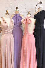 Chic A-Line Long Multiway Bridesmaid Dress