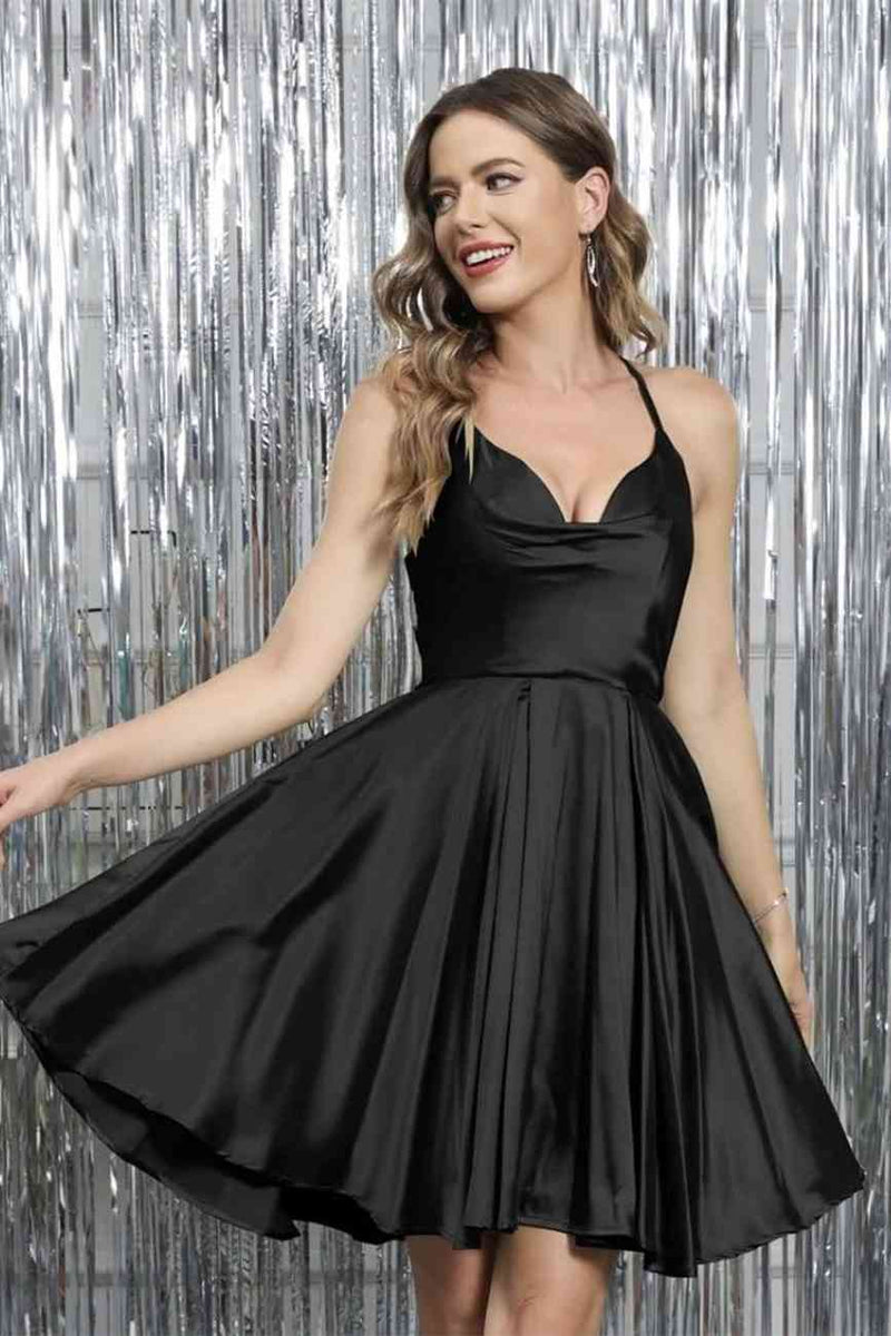 Cute A-Line Dusty Rose Short Homecoming Dress