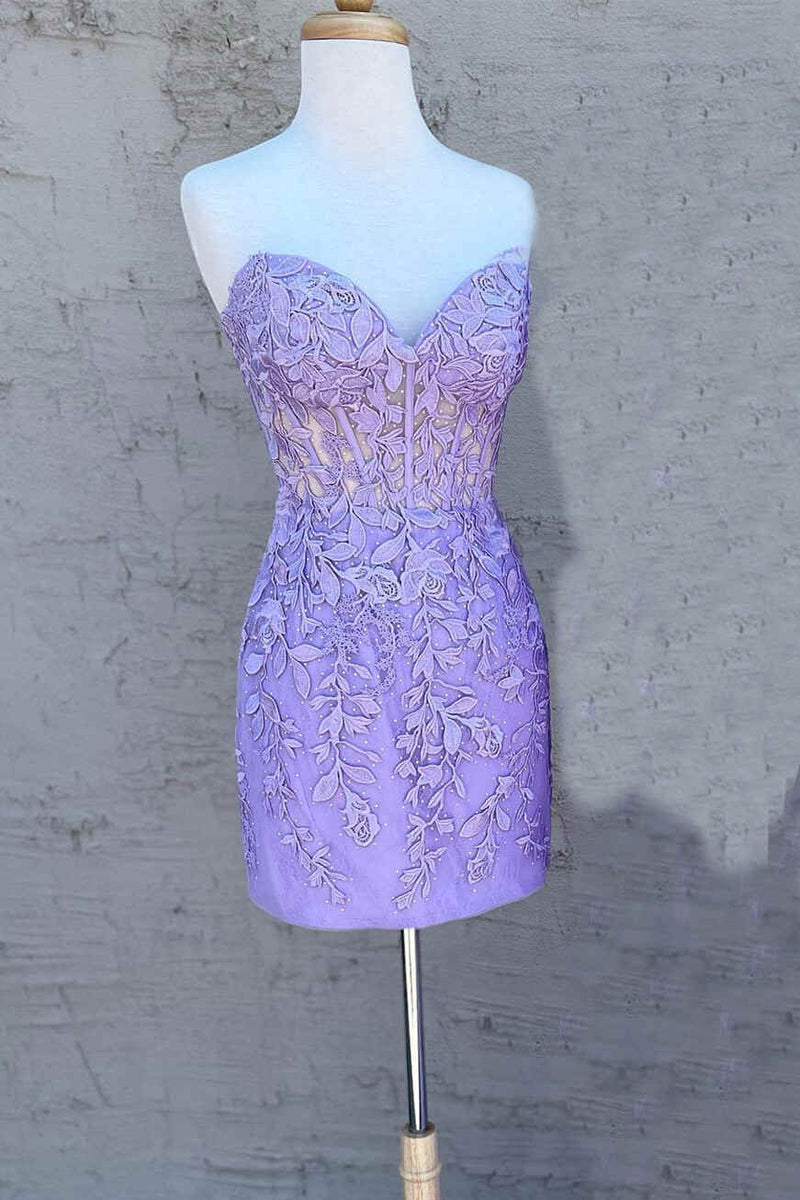 This tight short homecoming dress features hater neckline and