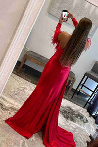 red dress with sleeves formal Stunning Red Formal Midi Dress with Puff Sleeves and Tailored Fit