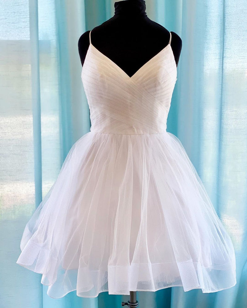 Cute Sparkle Navy Blue Homecoming Dress