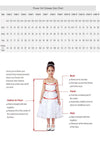 Cute Toddler Sequined White Flower Girl Dress with Bow Knot
