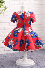 Floral Short Flower Girl Dress