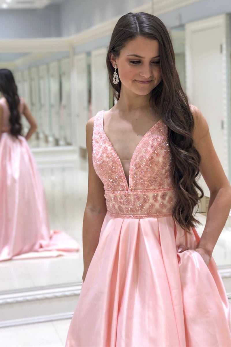 Pink Long Prom Dress