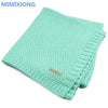 Super Soft Baby Blanket Knitted Swaddle Wrap Blankets