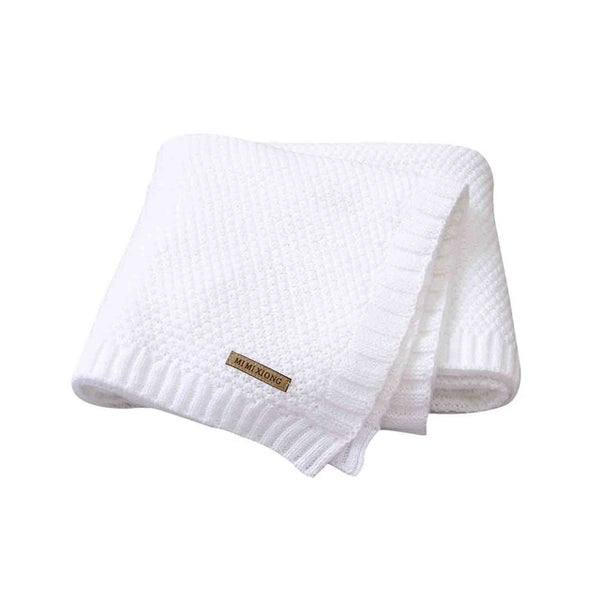 Super Soft Baby Blanket Knitted Swaddle Wrap Blankets