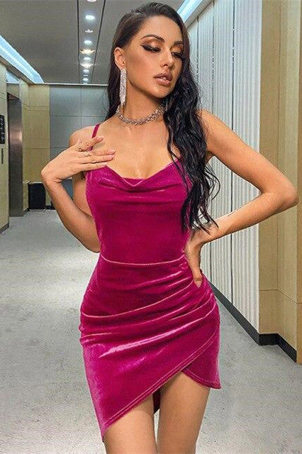 Backless Slip Dress Sexy Party Bodycon Dress FancyVestido Backless Slip Dress Sexy Party Bodycon Dress FancyVestido