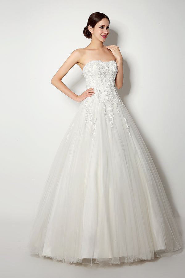 prom dresses with lace straps Spaghetti Straps A-line Lace Appliqued Pink Prom Dresses Ball Gowns ARD3182 main image 0